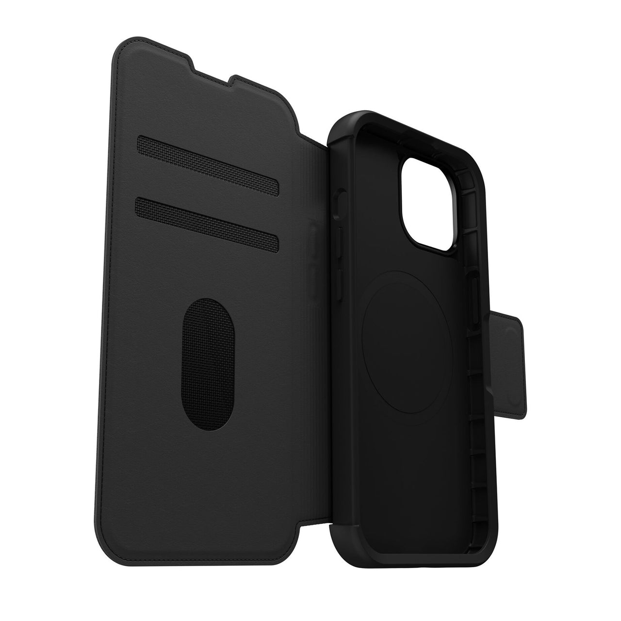 OtterBox Strada MagSafe Case for Apple iPhone 15 (6.1") - Shadow Black
