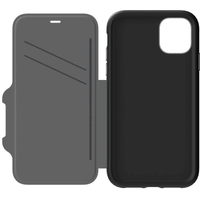 Thumbnail for EFM Monaco D3O Leather Wallet Case Armour For iPhone 11 Pro - Black / Space Grey