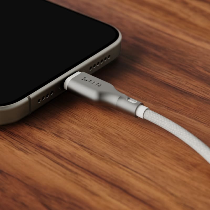 EFM USB-C to USB-C Essential Power Cable with Aramid Fibre Reinforcement 1M - White
