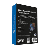 Thumbnail for Laser ChargeCore Foldable 3-in-1 MagSafe Charger