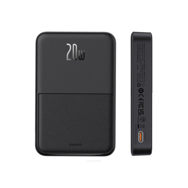 Baseus MagPro Magnetic Bracket Wireless Fast-Charging Power Bank 5000mAh 20W - Black