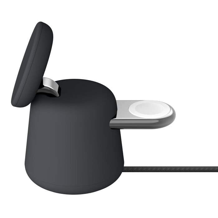 Belkin BoostCharge Pro 2-in-1 Wireless Qi2 Charging Dock + 30W USB-C PSU + USB-C Cable (1.5M) - Black