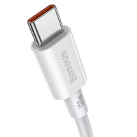 Thumbnail for Baseus Superior Series Fast Charging Data Cable USB-C to USB-C 100W 2Meter - White