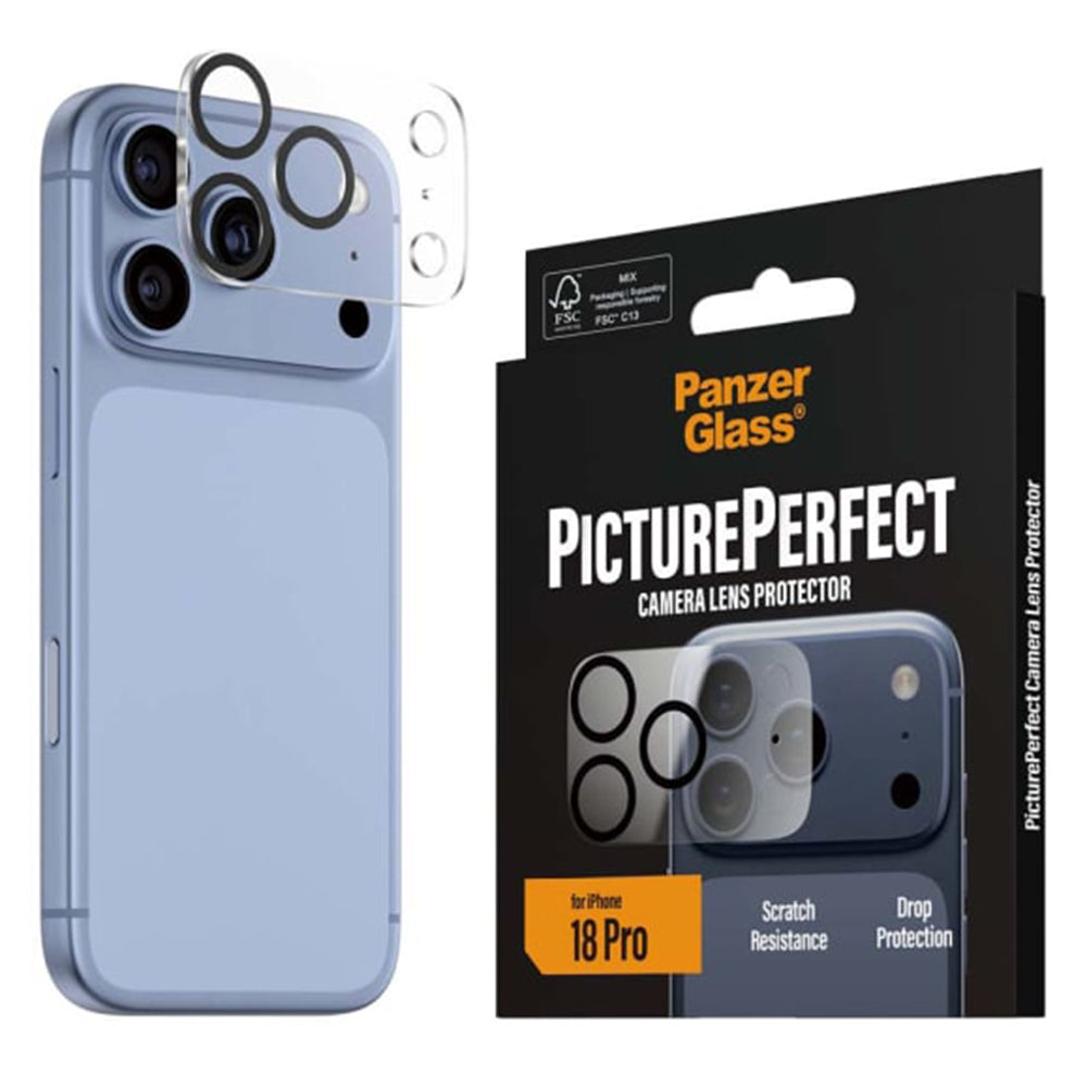 PanzerGlass PicturePerfect Camera Lens Protector for iPhone 18 Pro - Clear