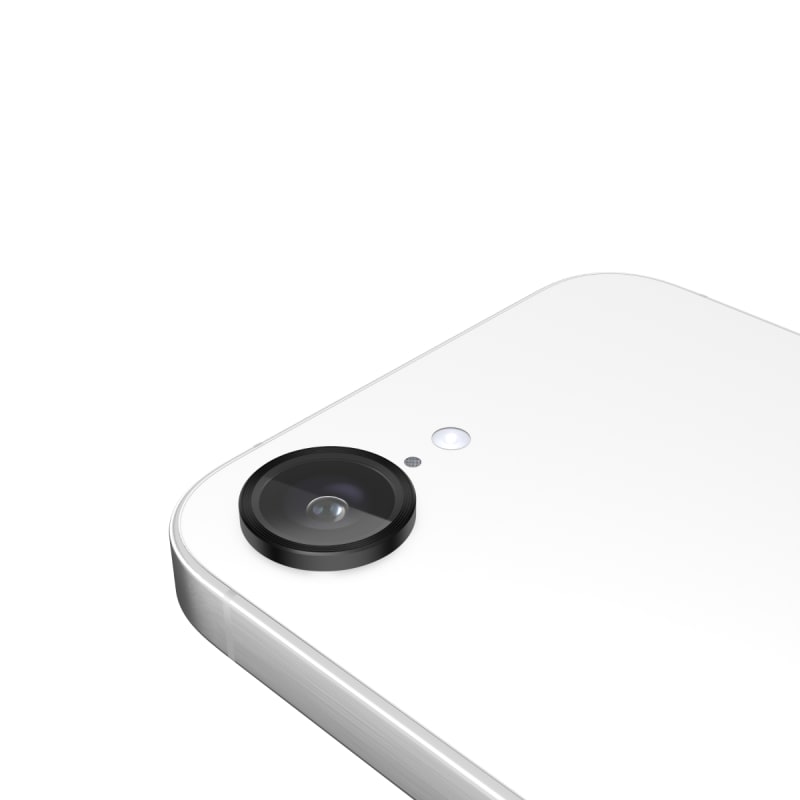 Case-Mate Aluminium Ring Lens Protector for iPhone 16e/15/14/13 - Black
