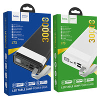 Thumbnail for Hoco J73 Fast Charging Power Bank 30000mAh with  Desk Lamp light - Black