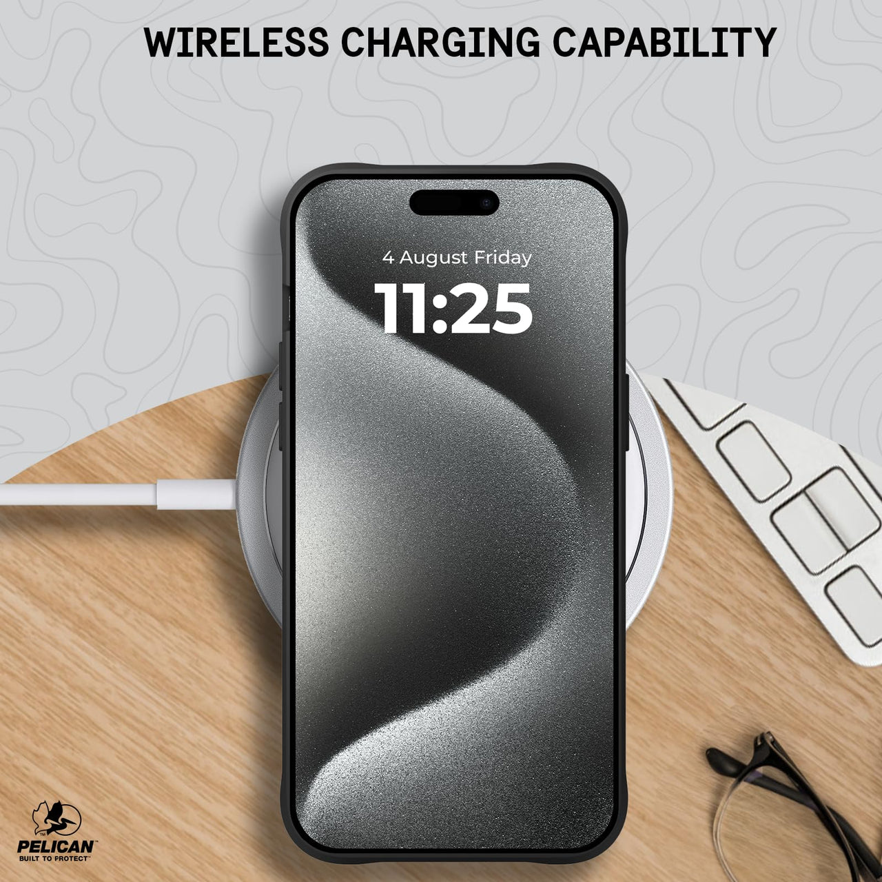 Pelican Ranger Protective Slim Case for iPhone 15 Pro - Black
