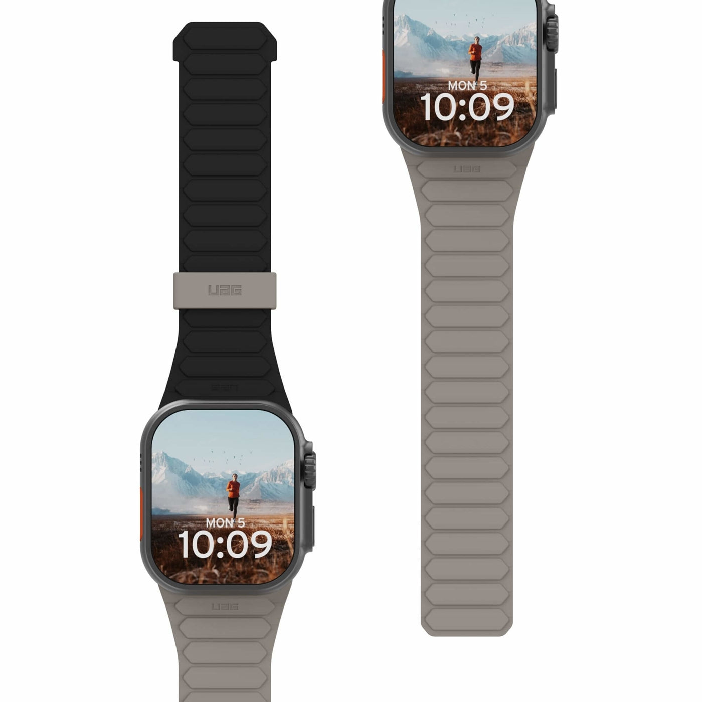 UAG Pathfinder Strap for Apple Watch (44-46mm/UL) - Black/Titanm
