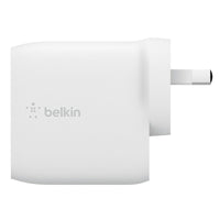 Belkin 24W Dual Wall Charger and USB-A to USB-C Cable - White