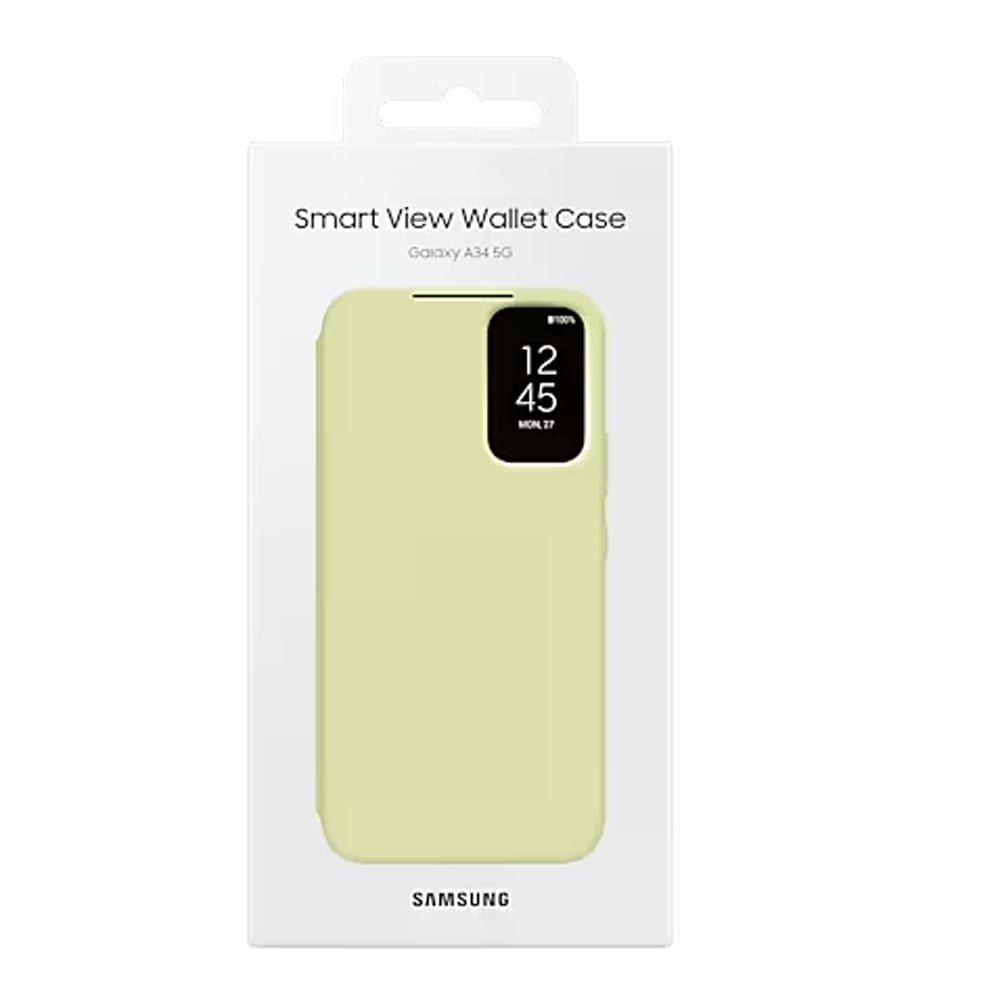 Samsung View Wallet Case for Galaxy A34 - Lime