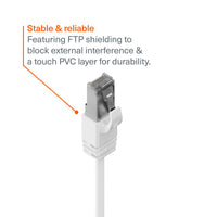 Thumbnail for Cygnett CAT6 RJ45 Gigabit Ethernet Cable - 1M Unite - White