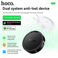Thumbnail for HOCO E101 Dual Anti-Lost Tracker (iOS and Android) - Black