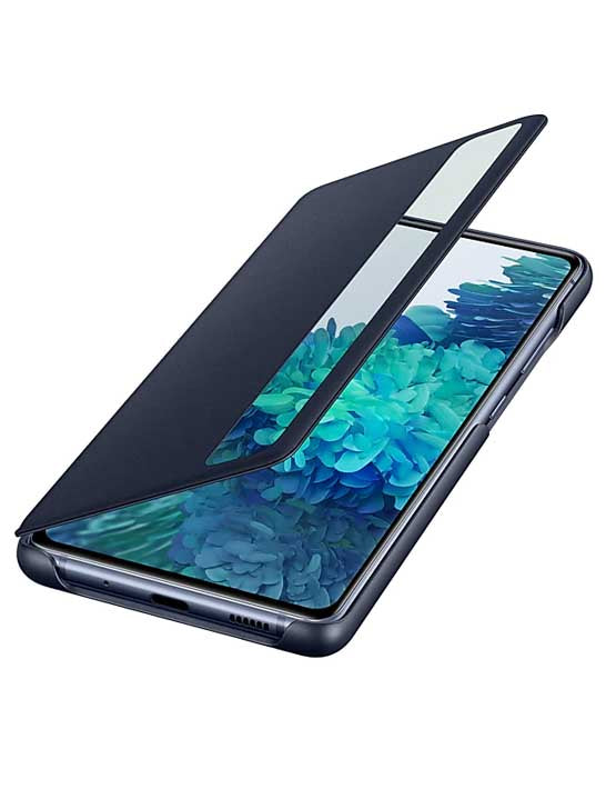 Samsung Galaxy S20FE Clear View Case Cover - Navy Black