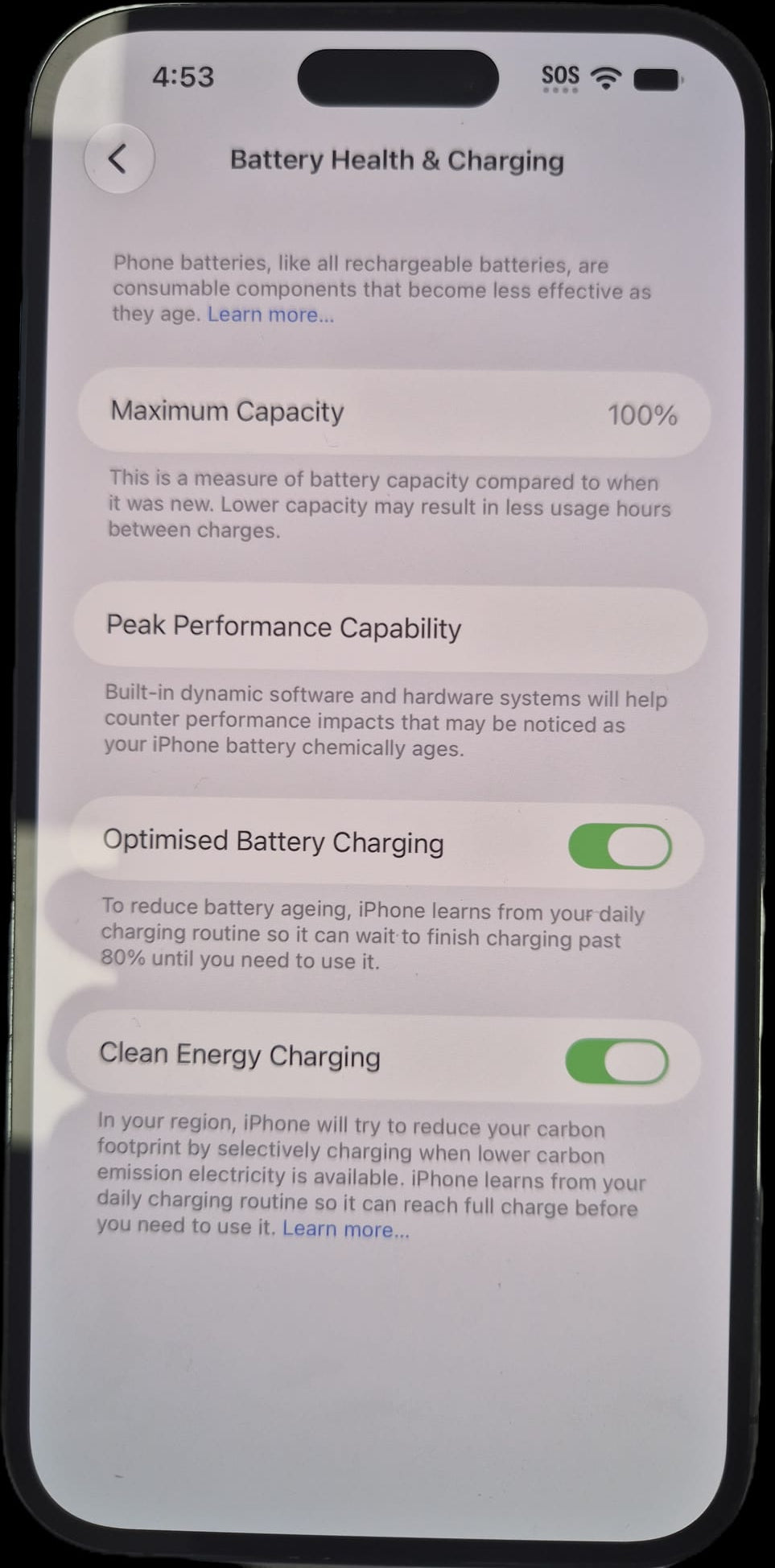 Refurbished Apple iPhone 14 Pro Max 128GB PHYSICAL Dual-Sim - Deep Purple  "Like new" 100% Battery