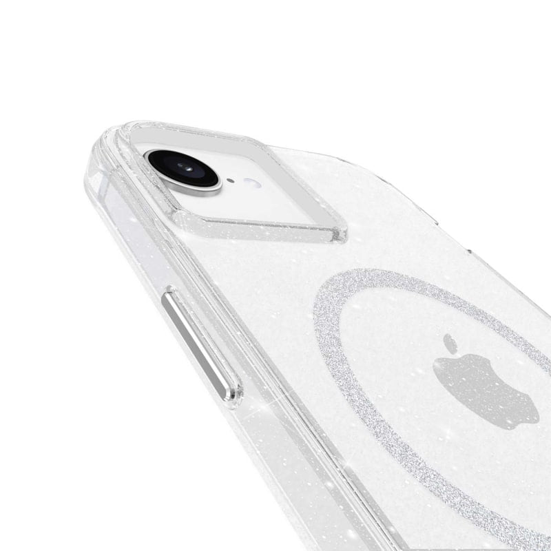 Case-Mate Twinkle MagSafe Case for iPhone 17e/16e/15/14/13 - Twilight Silver