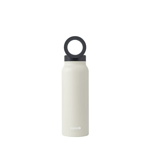Ringo Water Bottle with Magnetic Phone Mount 710ml (24oz) - Ivory