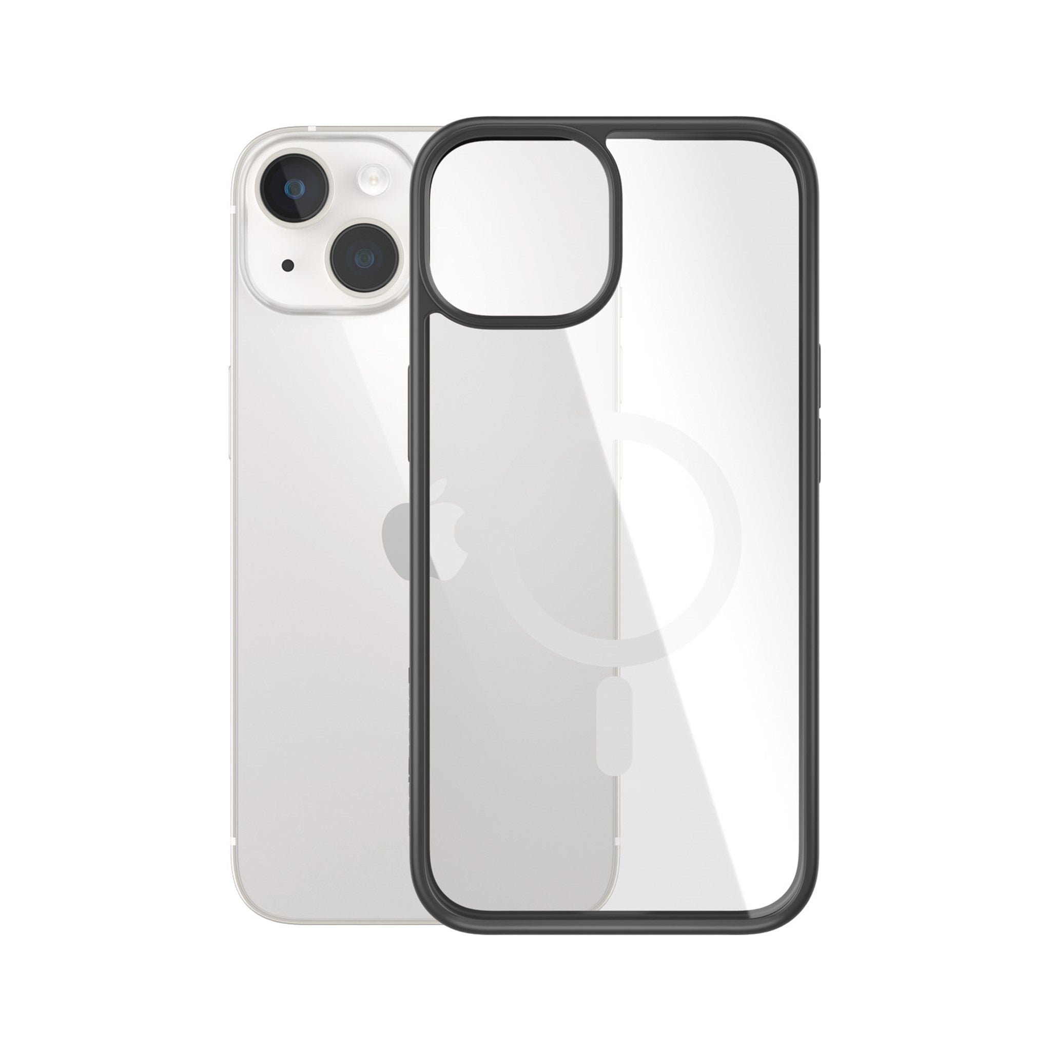 Panzerglass Magsafe Clear Case For Apple iPhone 14/13 - Black