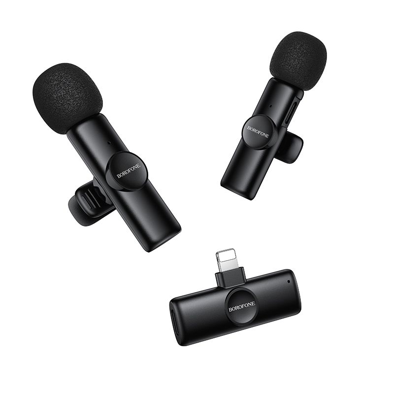 Borofone BFK16 Wireless IP Microphone Clip-on - Black