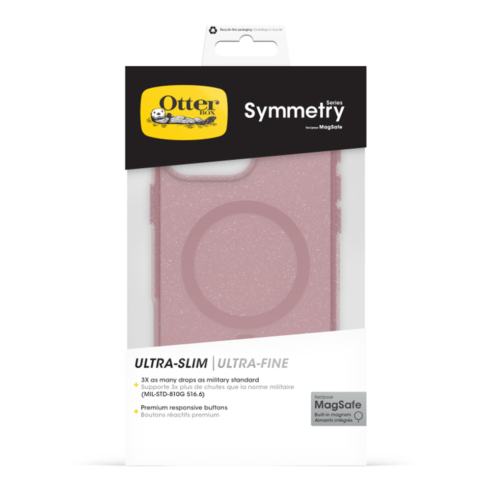 OtterBox Symmetry MagSafe Back Case for iPhone 16 Pro Max Back Case for Pink