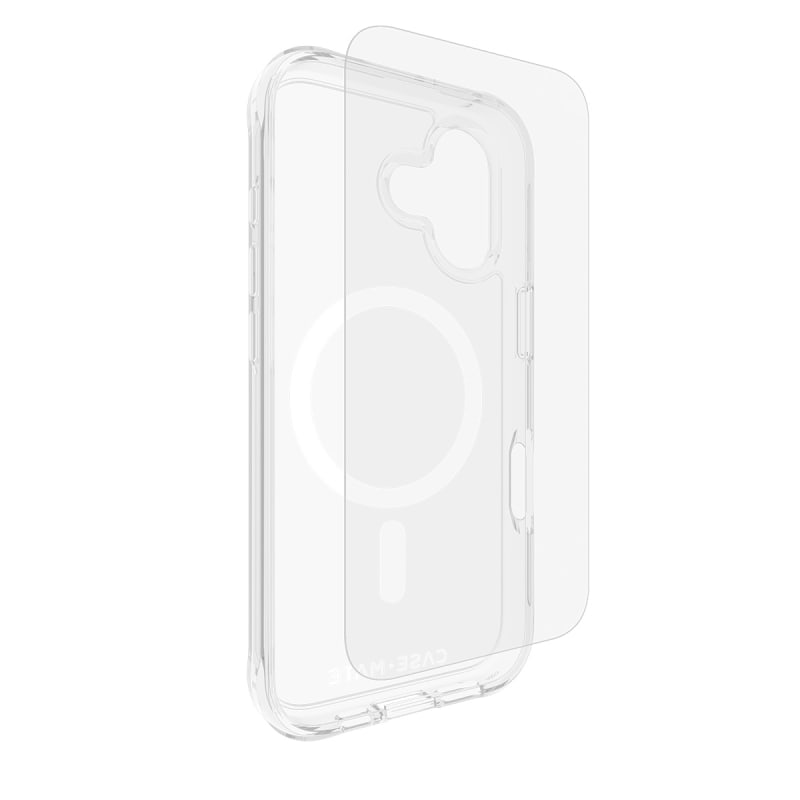 Case-Mate MagSafe Case & Screen Protection For Apple iPhone 17- Clear