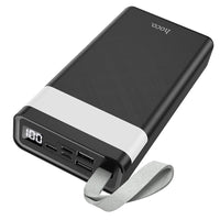 Thumbnail for Hoco J73 Fast Charging Power Bank 30000mAh with  Desk Lamp light - Black