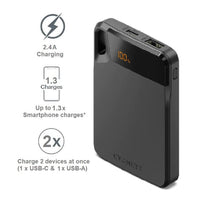 Thumbnail for Cygnett ChargeUp Boost 4th Gen 5K mAh Power Bank - Black
