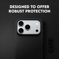 CARE by PanzerGlass Fusion Fabric MagSafe Case for iPhone 18 Pro Max, 17 Pro Max - Black
