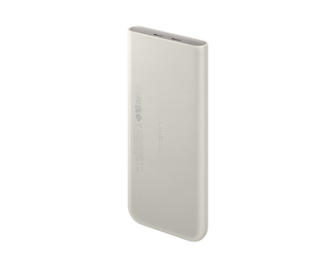 Samsung 25W Super FAST charging  2 x USB-C Port PD 10000mAh Slim Power Bank - Beige