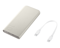 Thumbnail for Samsung 25W Super FAST charging  2 x USB-C Port PD 10000mAh Slim Power Bank - Beige