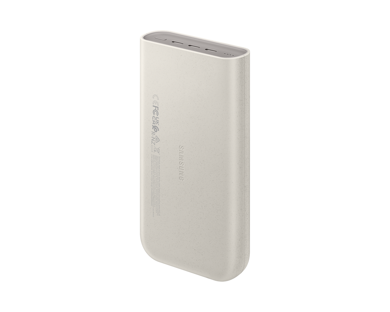 Samsung 45W Super FAST charging 3 x USB-C Port PD 20,000mAh Power Bank Battery Pack - Beige