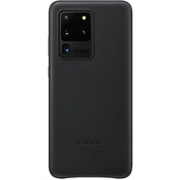 Thumbnail for Samsung Galaxy S20 Ultra Leather Cover - Black