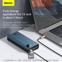 Thumbnail for Baseus Adaman Power Bank 65W 20000mAh FAST charge PD For Laptop / Phone - Blue