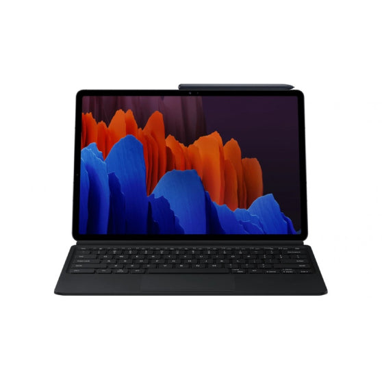 Samsung Book Cover Keyboard with TOUCH PAD for Galaxy Tab S7+ S7 FE and S8+  - Black