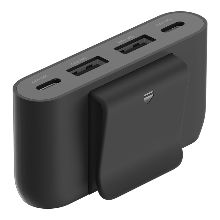Belkin BoostCharge 4-Port USB Power Extender 2m - Black