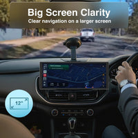 Laser 12-inch CarPlay Android Auto Dual Camera