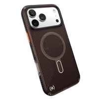 Thumbnail for Speck Presidio Lux Grip with Clickclock for iPhone 17 Pro Max - Shade/Orng