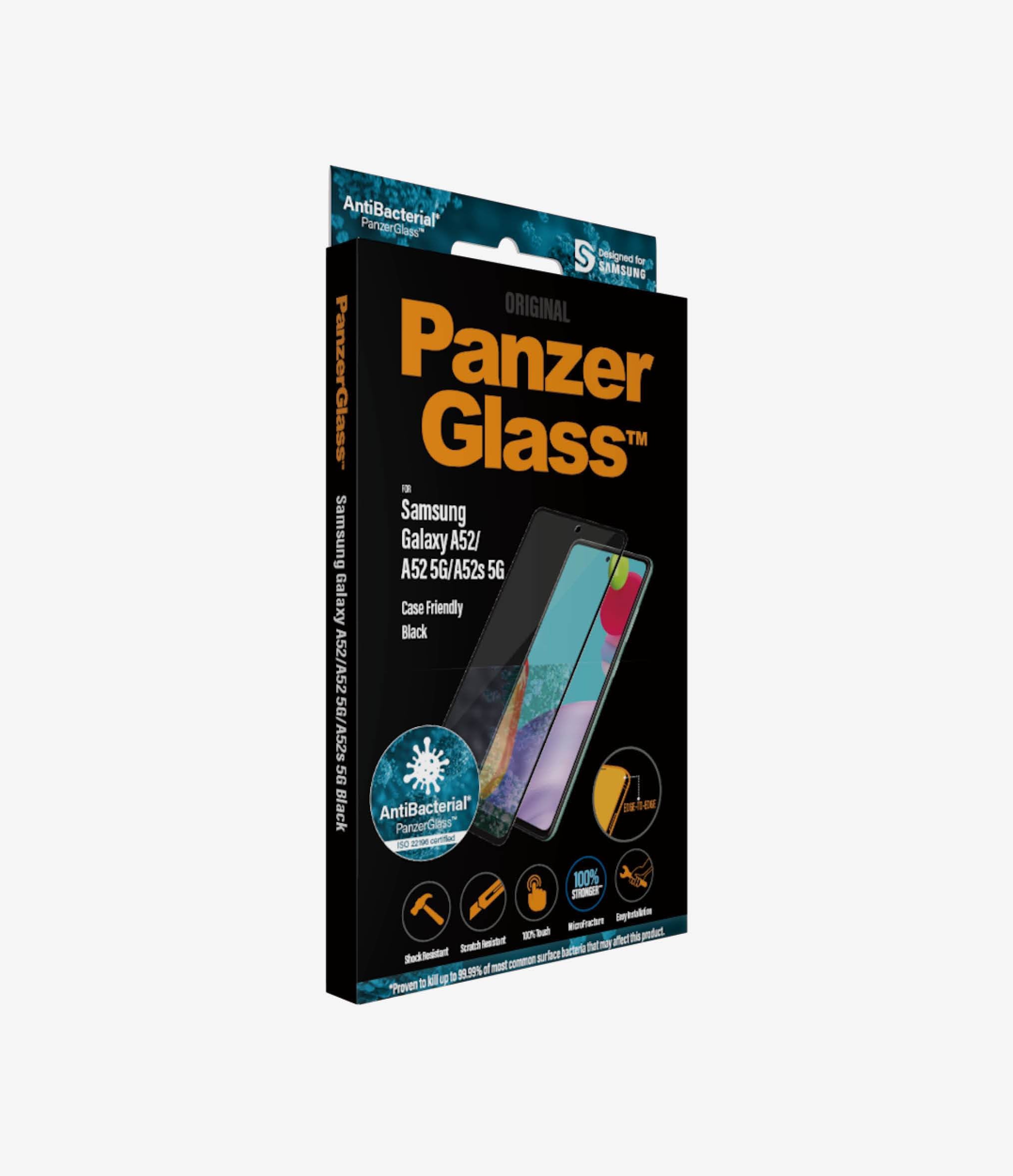 Panzer Glass Screen Protector for Samsung Galaxy A52/A52 5G/ A52s 5G - Black