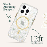 Thumbnail for Case-Mate Rifle Paper Magsafe Case iPhone 15 Pro - Petite Fleurs