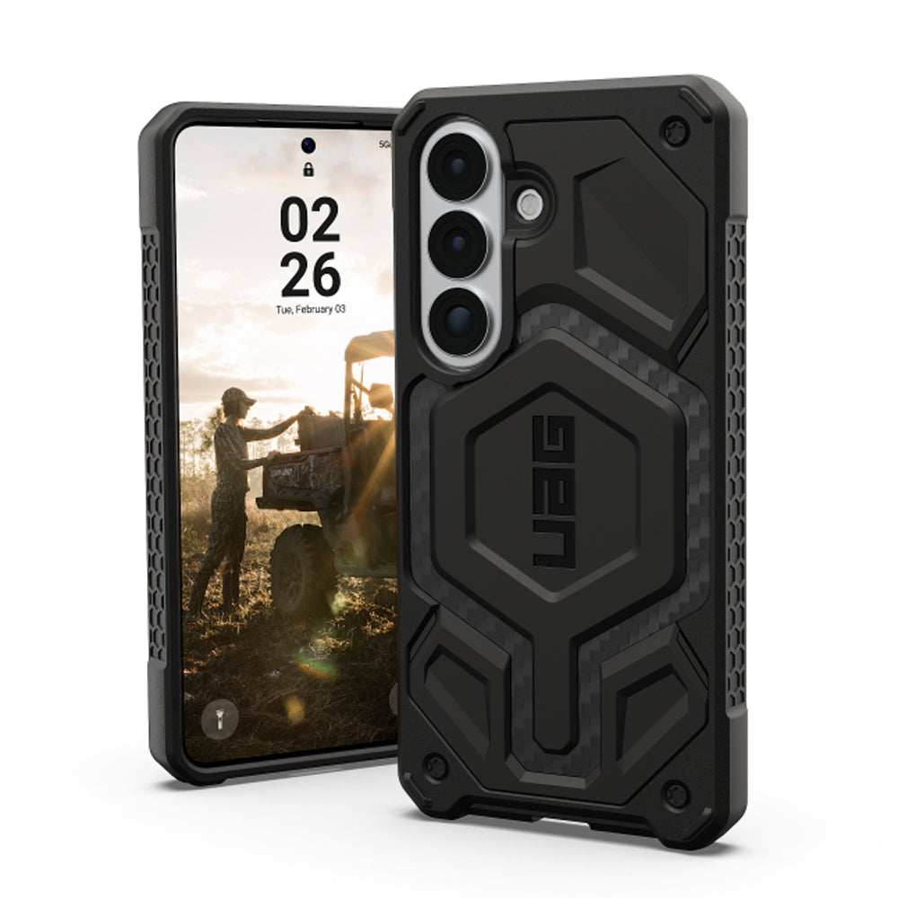UAG Monarch Pro Case for Samsung Galaxy S26 - Carbon Fiber