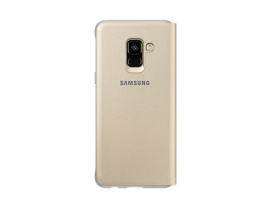 Samsung Galaxy A8 Neon Flip Cover - Gold