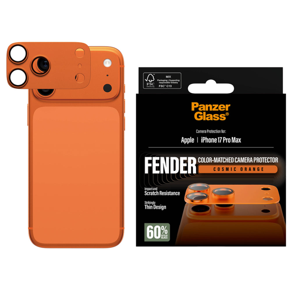 PanzerGlass Fender Camera Protector iPhone 17 Pro Max - Orange