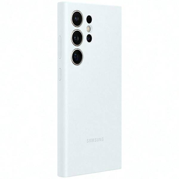 Samsung Silicone Case for Galaxy S24 Ultra - White