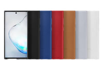 Thumbnail for Samsung Galaxy Note 10 Leather Cover - Grey