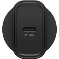 Thumbnail for OtterBox 20W USB-C Type I PD Fast Wall Charger for Apple - Black