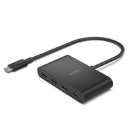 Thumbnail for Belkin Connect USB-C to 4Port USB-C Hub- Black
