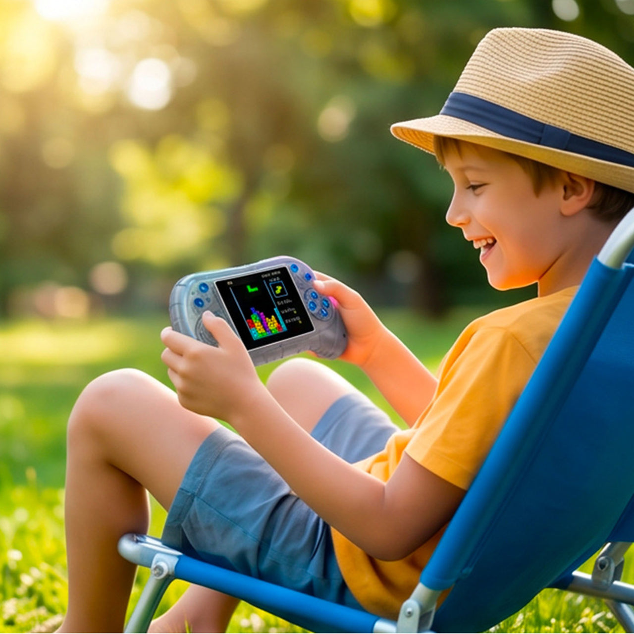 Laser Retro Handheld Game Console with 3-Inch Screen