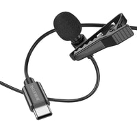 Thumbnail for BOROFONE BFK11 Elegant lavalier microphone with USB-C Connector - black