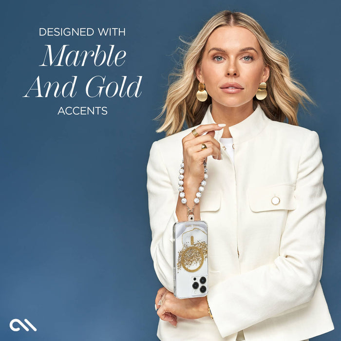 Case-Mate Karat MagSafe Case For iPhone 15 Pro Max - Marble