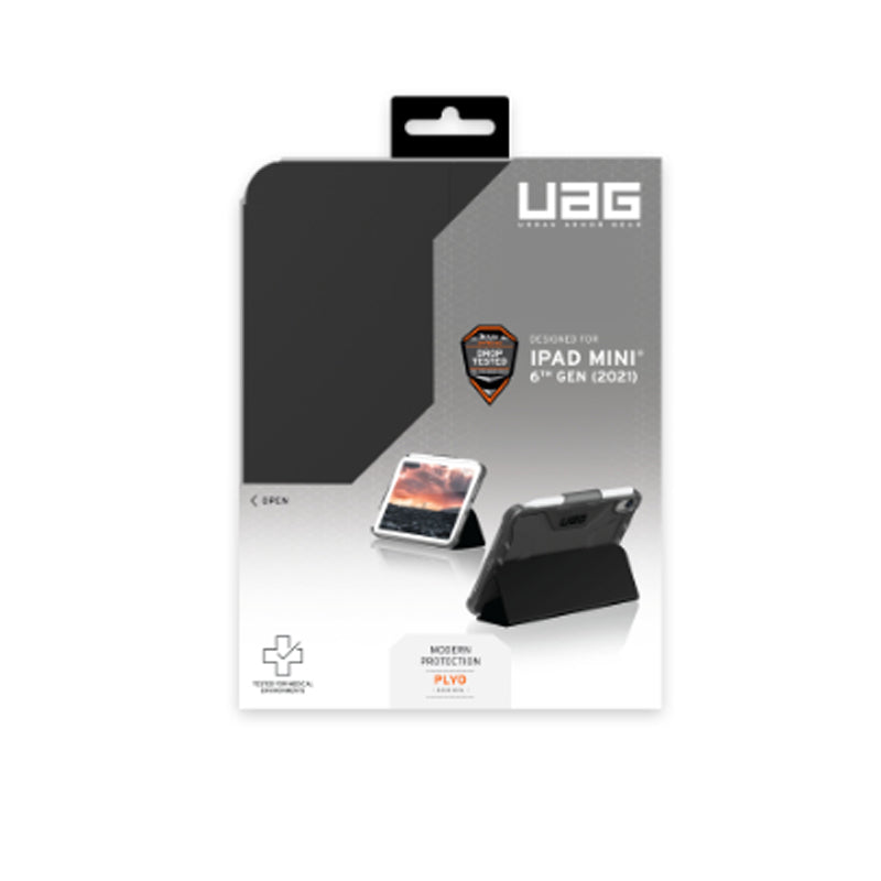 UAG Plyo Case for Apple iPad Mini Gen 6/7- Black/ Ice
