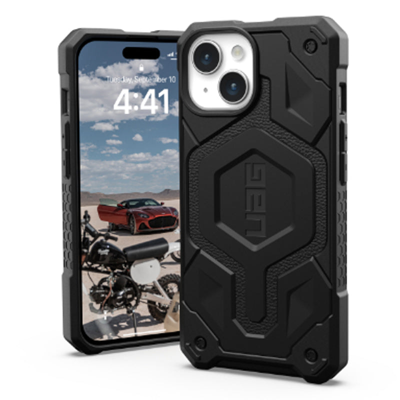 UAG Monarch Pro Kevlar Magsafe Case for iPhone 15 Plus - Black